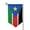 Sharp Corner, variant on Cover Flag Of South Sudan Garden Flag Double Sided Flags with Vivid Color for Yard Lawn Garden Decor 12.5 x18 Inch Square