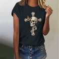 thumbnail image 2 of Drses ‌‌Women's Dia De Los Muertos T-Shirt - Sugar Skull & Skeleton Graphic Short Sleeve Tee for Day of The Dead (Sizes S - 2XL), 2 of 6