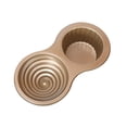 thumbnail image 2 of Molde para cupcakes Billuyoard herramienta para hornear pasteles grandes acero al carbono color oro, 2 of 6