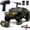 Green, variant on 1:14 Scale 4WD RC Crawler Military Truck with Winch & LED Lights, 2 Batteries 80+ Min Play, 2.4GHz All-Terrain Off-Road Remote Control Car RTR Hobby Toy Gift for Boys Adults