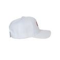 thumbnail image 4 of Mens Womens Bold Red Heart Hat - Embroidery Adjustable Cap, White, 4 of 4
