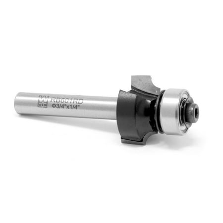 WEN 3/4 in. Roundover Carbide-Tipped Router Bit with 1/4 in.