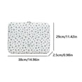 thumbnail image 2 of Yucurem Puffy Quilted Floral Laptop Case, Maple Leaf Padded Laptop Sleeve, Coquette Aesthetic Shockproof Cover for iPad, Computer, Tablet, Notebook, 14.96" x 0.98" x 11.42" (Blue), 2 of 8