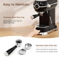 thumbnail image 5 of 20 Bar Espresso Machine with Milk Frother & Integrated Grinder - Professional Barista Coffee Maker for Single Serve Espresso, Lattes & Cappuccinos - Home & Portable Use, 5 of 9