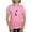 Pink, variant on CafePress - Cute Skeleton Girl With Spooky Balloons T Shirt - Women's Traditional Fit Dark T-Shirt