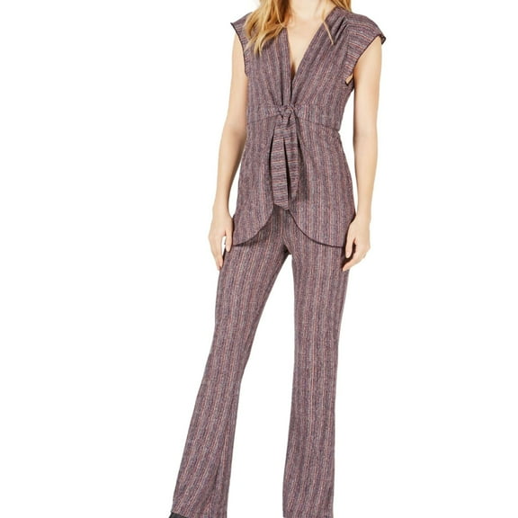 Free People Womens In Your Eyes Set Pant Suit, Purple, X-Small