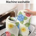 thumbnail image 5 of Pioneer Flower Floral Print Pattern Bathroom Rugs Mat, Non Slip Microfiber Bathroom Rug with Rubber Backing, Soft Mats for Bathroom Floor Tub Shower, 17"x30", 5 of 5
