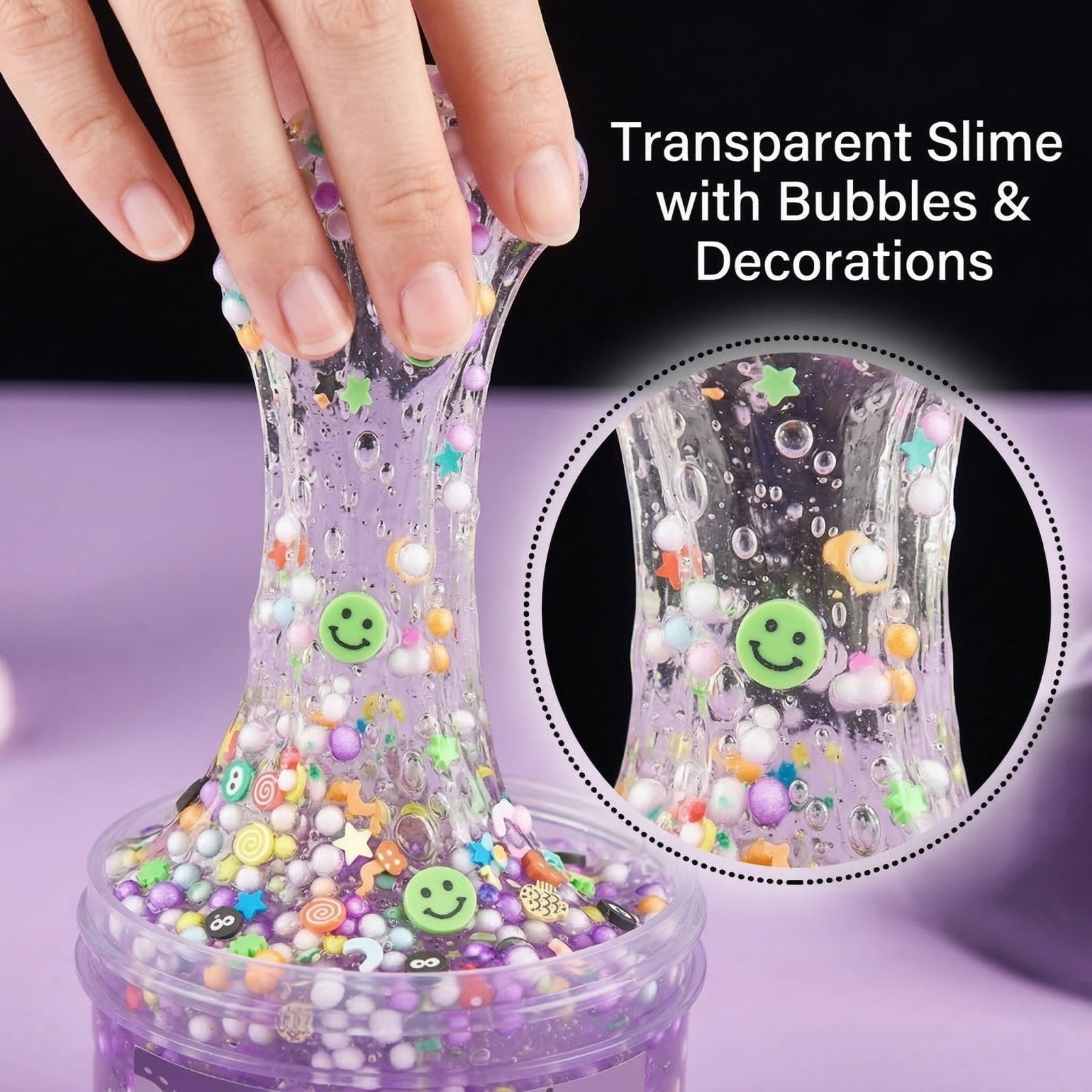 Stylish Creative Slime And Clay Squeeze Kit, Soft Stretchable Color Mud And Dough Combination Slime Birthday Gifts, Handmade Relaxing Leisure Accessory Party Favors for Girls and Boys(E)