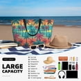 thumbnail image 5 of Kdxio Hawaii Palms for Beach Bag for Women Large Beach Tote Bag Waterproof Sandproof Swim Bag with Zipper Pockets Beach Vacation Travel, 5 of 7