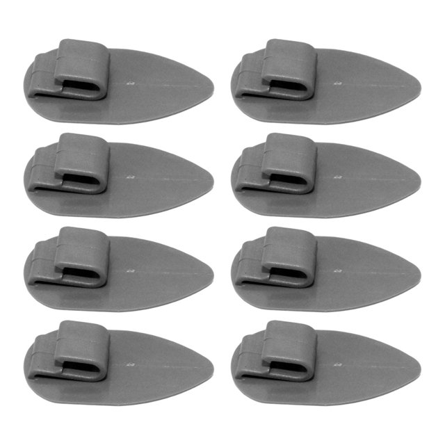 8 Pcs Pinces pour Tapis Pinces de Fixation pour Tapis Antidérapantes Pinces de Fixation pour Tapis Poignées pour Pièce de Réparation Durable Remplacement Premium Gris