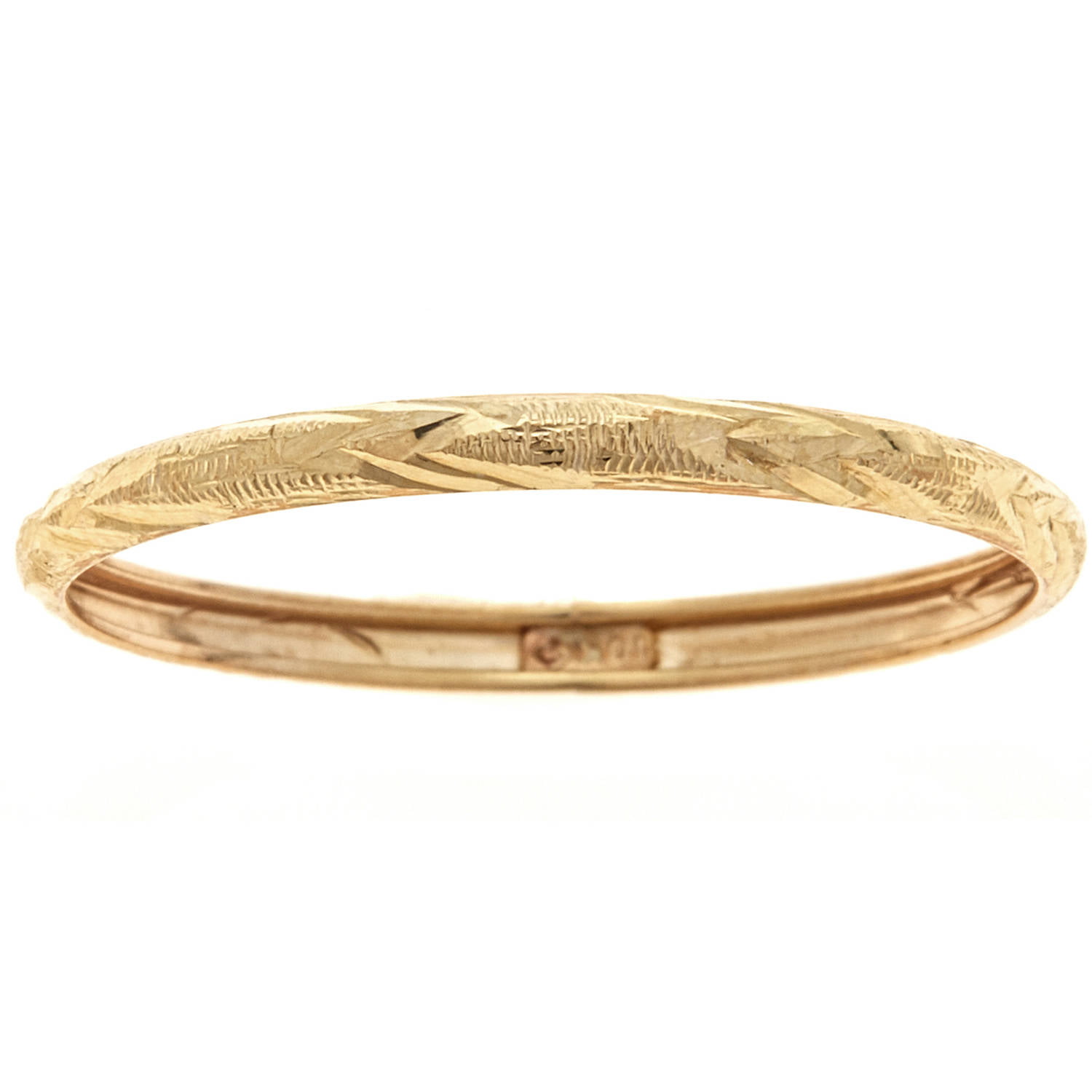 Body Expressions 10kt Solid Yellow Gold Thumb Ring In A DiamondCut