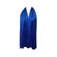 thumbnail image 5 of Wrapables® Lightweight Polyester Solid Colored Scarf (Set of 2), Sky and Midnight Blue, 5 of 7