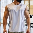 thumbnail image 2 of Byworldtasic Mens Sleeveless Tank Tops Workout Cut Off Shirt Athletic Muscle Gym T Shirts, 2 of 6