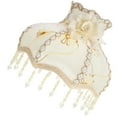 thumbnail image 3 of Minkissy Retro Pleated Bedside Lamp Cloth Beige Preventing Dust 1Pcs for Home Owners, 3 of 7