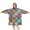 Multicolor Ethnic Geometric, variant on Wearable Oversized Blanket,Multicolor Ethnic Geometric Patchwork Pattern Wearable Blanket Hoodie for Adults,Cozy Hooded Blankets with Super Pockets,Super Warm Fuzzy Pullover for Women & Men