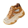 thumbnail image 2 of Women's Casual Sneakers Casual Comfortable Sneakers for Running Work Walking 37 yellow, 2 of 8