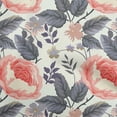 thumbnail image 1 of oneOone Tissu Polyester Spandex Rouge Matériel de Robe Florale Tissu Imprimé Tissu au Mètre 56 Pouces de Large-0o, 1 of 4