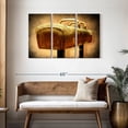 thumbnail image 3 of Elephant Stock Gymnastics Pommel Horse Wall Art - Horizontal Multi Panel Canvas - Living Room Wall Decor - Sports Multi Panel - Brown And Orange Decor - 45" x 28", 3 of 8