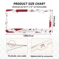 thumbnail image 2 of Aluminum License Plate Frame 2 Pack Car Exterior Accessory Car Tag Holder for Front Rear Plates Cars Decor Red Hearts with Musical Notes, 2 of 7