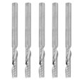 5pcs Tungsten Steel Wood Carving Router Bit Spiral Milling Cutter Parts