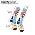 thumbnail image 3 of Saiise Bluey Funny Socks Men Women Boys Kids Adults Novelty Graphic Crew Tube Socks Crazy Design Casual Dress Socks for Sports,Running,Travel, 3 of 7