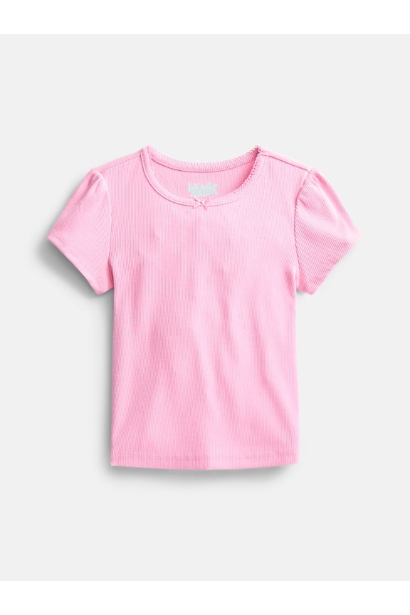 Girls Baby Tee with Short Sleeves, Sizes 4-10