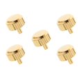 thumbnail image 1 of Kit de 5 piezas de corona de repuesto para reloj de acero con tubo a juego y sello de relojero duradero. Oro 5mm, 1 of 7