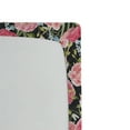 thumbnail image 3 of Ambesonne Vintage Fitted Sheet, Pink-Tone Summer Flowers, King Size, Dark Coral and Olive Green, 3 of 5
