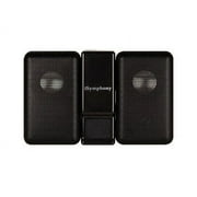 iSymphony W-Speaker - Speakers - for portable use - black - for Apple iPod (1G, 2G, 3G, 4G, 5G); iPod mini; iPod shuffle (1G)