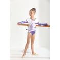 thumbnail image 3 of Valcatch Kid Girl Gymnastics Leotards Set Sparkly Dance Biketards with Shorts Ballet Outfit for 5-12 Years, 3 of 9