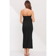 thumbnail image 2 of Solid Bodycon Maternity Tube Midi Dress, 2 of 2