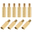thumbnail image 2 of Uxcell Brass M5 20mm+7mm Male-Female Hex Standoff 20 Pack, 2 of 5
