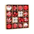 thumbnail image 3 of Vikakiooze Christmas Under $10 44 Of Christmas Ball Ornaments Christmas Tree Decoration Holiday Wedding Party Decoration, 3 of 5