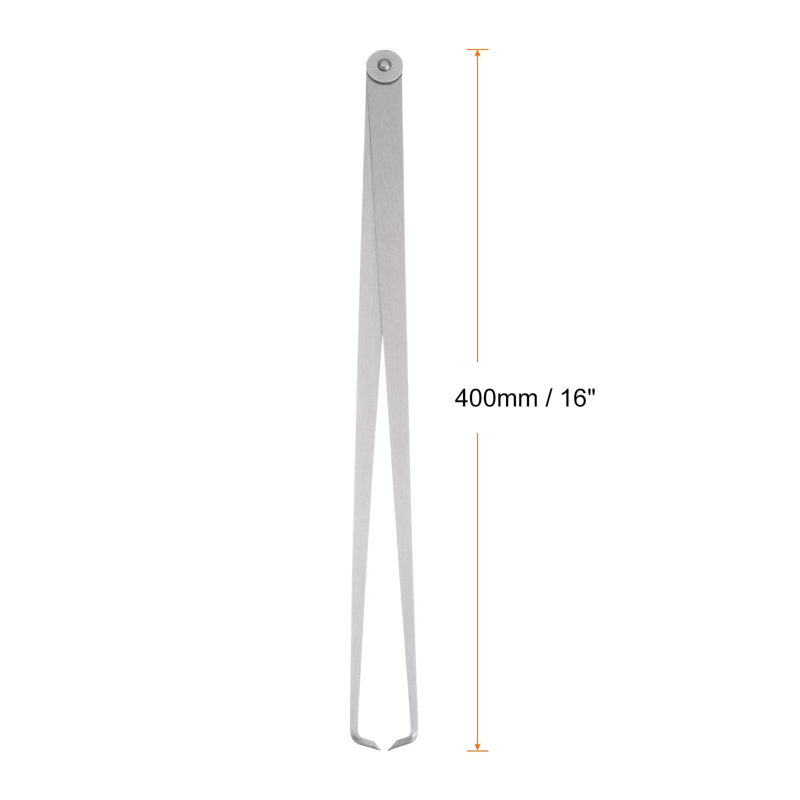 Uxcell 2pcs Firm Joint Inside Caliper 400mm 16 Inch Tool Steel Measurement Tool