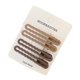 thumbnail image 1 of horquillas para el cabello con textura mate, diseño rectangular ondulado, pinzas para el cabello con dientes ajustados para una sujeción fuerte. Accesorios para el cabello de uso diario., 1 of 8