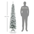 thumbnail image 3 of HOMCOM 6' Artificial Christmas Tree with Realistic Branches Green, 3 of 9
