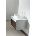 thumbnail image 3 of Ronda 30" Smoke Gray Oak Wall Mount Bathroom Vanity, 3 of 8