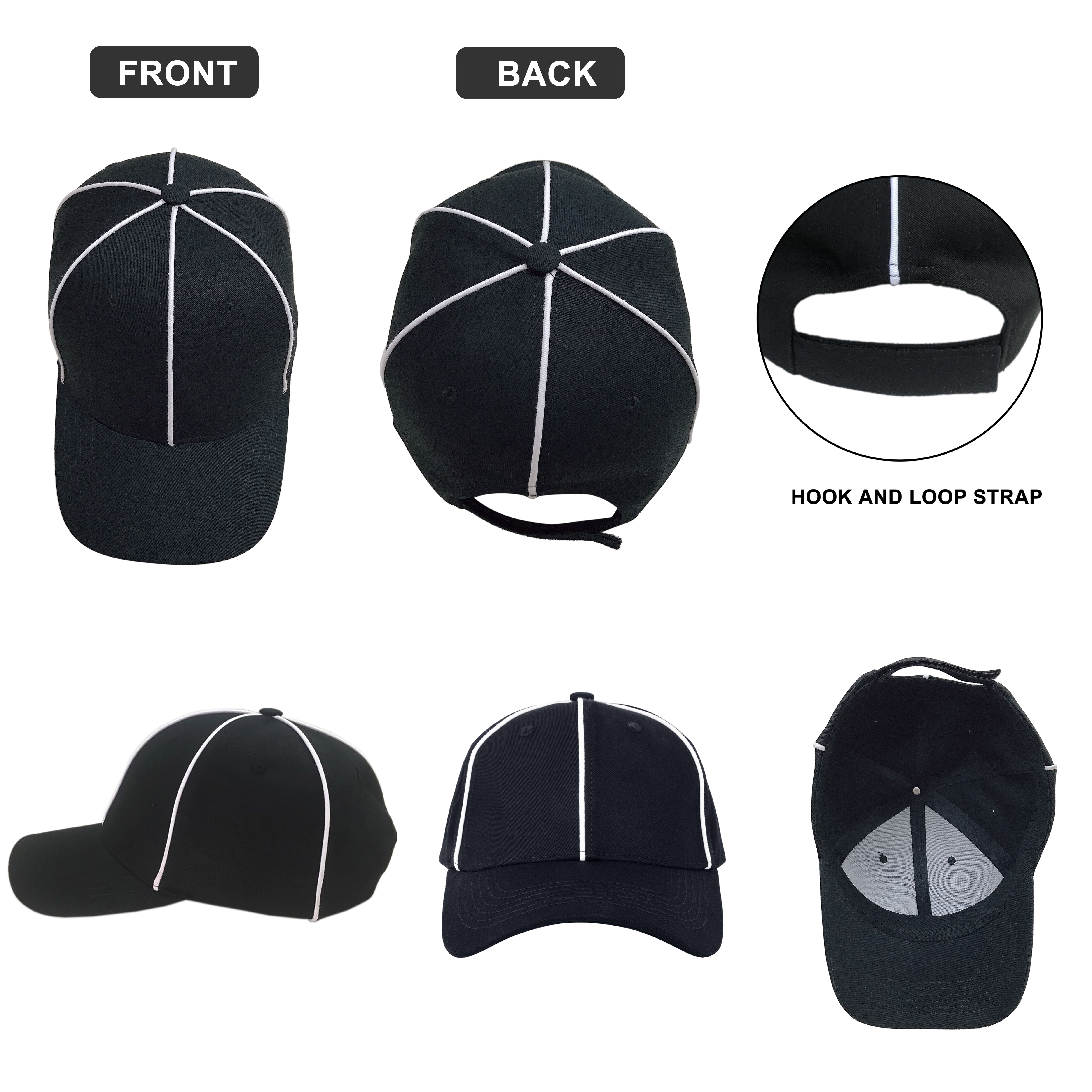 TOPTIE Referee Accessories Referee Hat and Whistle Penalty Flag Set Sporting Goods for Men Football
