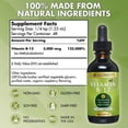 thumbnail image 4 of Go Nutrients Vitamin B12 Sublingual Liquid Drops Supplement with Raspberry, Vegan-Friendly - 2 oz, 4 of 8