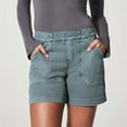 thumbnail image 2 of tasrioml Women's Cargo Shorts Pull on High Waist Stretchy Shorts Casual Slim Shorts with Pockets Summer Beach Outfit, 2 of 6