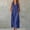 Blue, variant on ClodeEU Women's V Neck Sleeveless Linen Blend Hooded Midi Dress,Casual Loose Fit Dress with Pockets Army Green,Women's Plus L