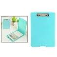 thumbnail image 1 of Plastic A4 File Box Document Folder Writing Office Supplies Document Pad Box Organizer Supply Blue A, 1 of 8