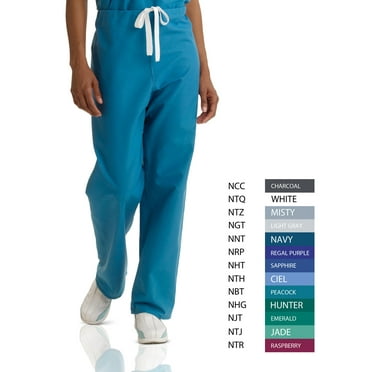 Medline AngelStat Reversible Classic Fit Drawstring Scrub Pants (Unisex)