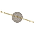 thumbnail image 5 of Genuine 14K Yellow Gold 2.85mm Solid Plain Figaro Link Chain Necklace 22 Inch, 5 of 7