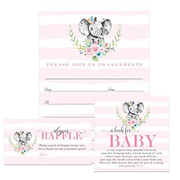 Pastel Dots Baby Shower Invitations 8 Ct Walmart Com