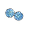 thumbnail image 2 of Pendientes Gotas para los oídos de acero inoxidable Galvanoplastia fina Superficie lisa Ligero Pendientes Magnífico regalo para boda Ropa, zapatos y accesorios Miscelánea Blanco azul brillante Qarigey AP009493-31B, 2 of 6