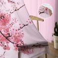 thumbnail image 6 of Pink Gradient Dense Cherry Blossom Flowers Tulle Curtains for Living Room Bedroom Modern Kitchen Sheer Curtain for Voile Curtain, 6 of 7