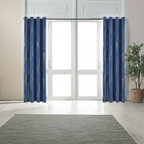Btomtd Elegant Blackout Curtains, Window Curtains Panel Pair for Overlay Use, Bedroom Living Room Curtains with Soft and Flowing Look - 51.96"x62.99", Navy