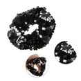 thumbnail image 3 of Unique Bargains 1 Pc Fashion Sequins Scrunchies Black White, 3 of 4