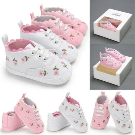 Pudcoco Flower Baby Infant Kid Girl Soft Sole Crib Toddler Summer Princess Sneaker